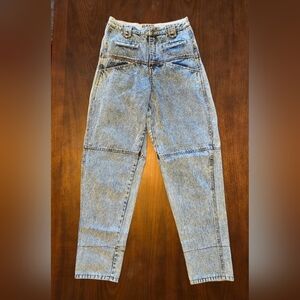 Vintage 80's Get Used By Elle Acid Washed‎ Highrise Mom Jeans Size 31